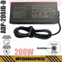 Cargador para TUF DASH F15 FX517ZC-WS51 200W Asus con Serv. de...