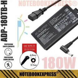 Cargador para TUF DASH FX516 180W Asus delivery stgo onsite Gratis