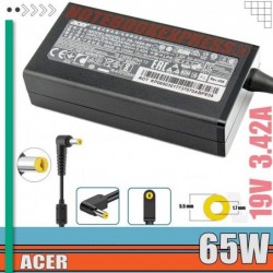 Cargador Notebook Acer 19V 3.42A 65W 1.7x5.5mm