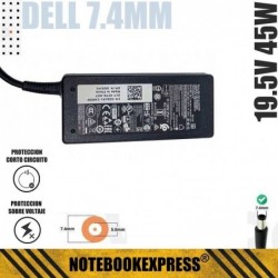 Cargador Dell 19.5V 2.31A 45W 7.4 x 5.0mm