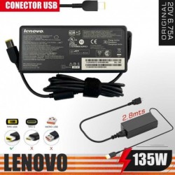 Adaptador para Ideapad Y520 Lenovo 135W Rectangular USB...