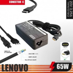 Adaptador para Thinkpad E14 Lenovo 65W Punta  Tipo mini USB...