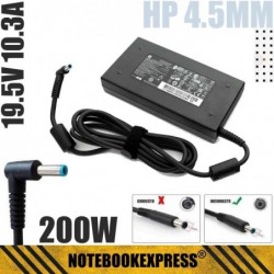 Cargador HP 19.5v 10.3A 200w 4.5mm