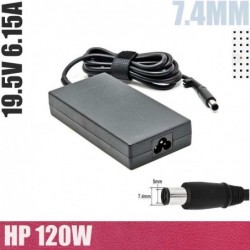 Cargador HP 19.5v 6.15A 120w 7.4mm