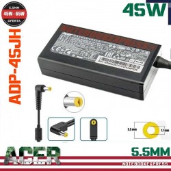 Cargador Acer 19V 2.37A 45W 1.7x5.5mm