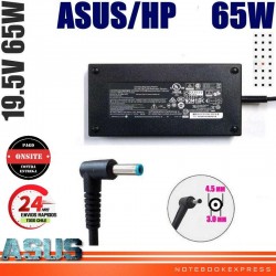 Cargador Asus 19.5V  3.35A 65W  3.0 x 4.5mm