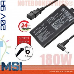 Cargador MSI-Asus 19.5V 9.23A 180W 3,7 x 6.0mm